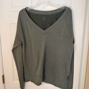 Freely Olive 🫒 V-Neck Sweater